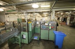 Douglas Corrugated Case Packer, Model WACP-18, Project #M1556 with Nordson Series 3400 Gluer (