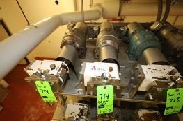 SPX/APV Size R1 Positive Displacement Pumps, S/N 1000002829733 and S/N 100000274689 with 1-1/2" x