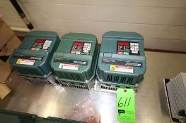 New Reliance Electric GV3000 and GV3000/SE AC Drives, (1) 2 hp and (2) 5 hp