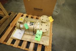 New Dekker Vacuum Technologies Liquid Ring Vacuum Pump, S/N 23422 with Baldor - Reliance 4.1 KW,