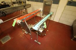 2-Sections S/S Power Belt Conveyor, (1) with Belt and (1) with Eagle Belting including Drives - (