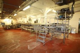 BULK BID - LINE #24 IWS CASTING LINE WITH CASTING TABLE, PUMPS & STACKERS INCLUDES LOT #712 TO