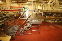 (21) Pcs. - Assorted S/S Ladder/Platforms and Stands Surrounding IWS Casting Lines #24, #23 and #