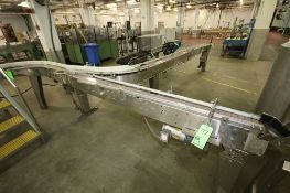 (2) Pc. - Garvey S/S Product Conveyor with 3-1/4" and 4-1/2" W Belt and (3) Drives - (1) Section
