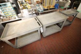 (3) Rubbermaid Carts