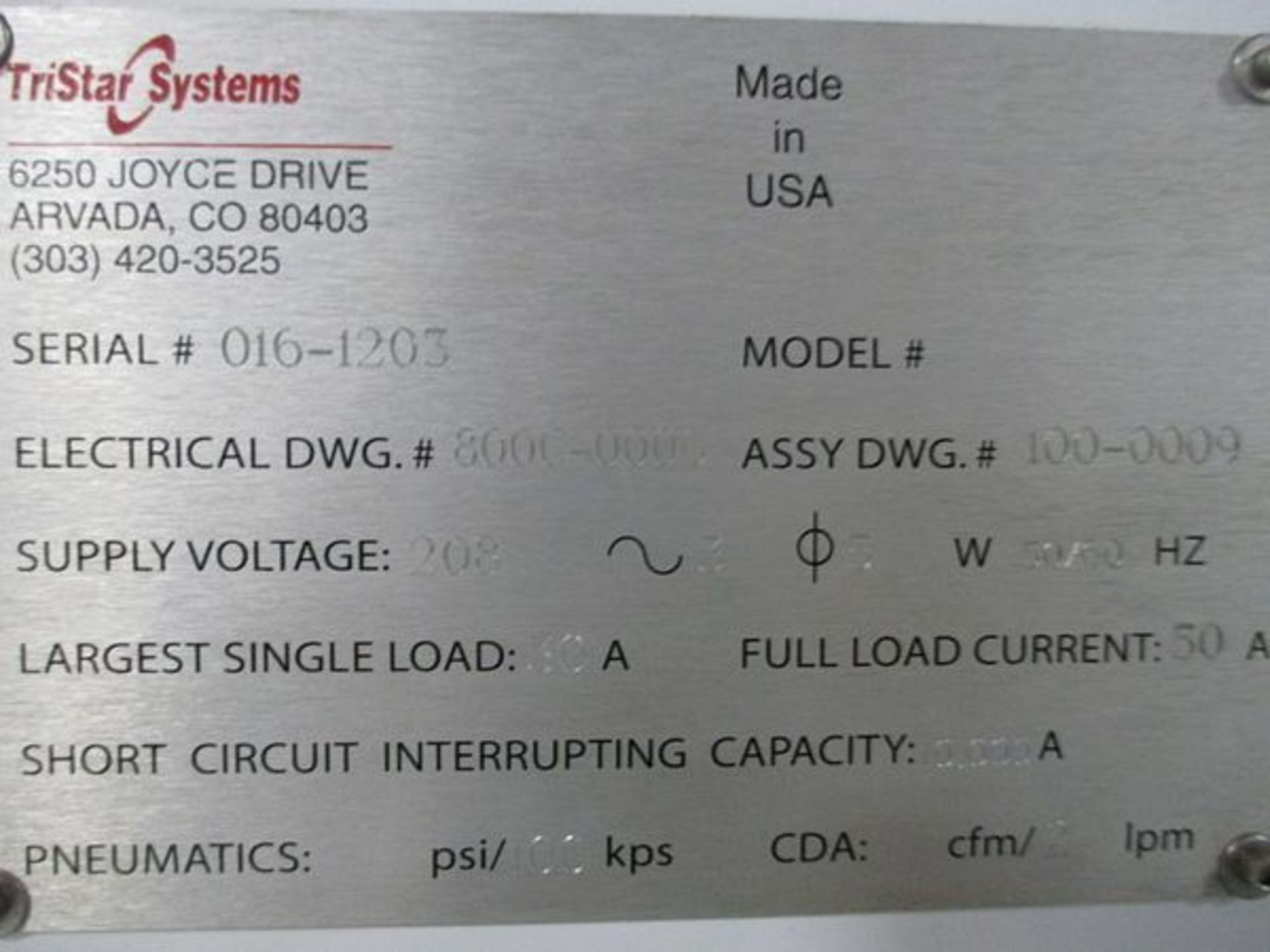 Tri-Star Systems/Camco 6-Station Rotary Pick at Place Automatic Indexer - Image 2 of 5