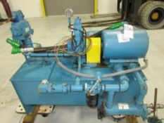 Sperry Vickers 20 HP Hydraulic Pump w/ Oil Tank