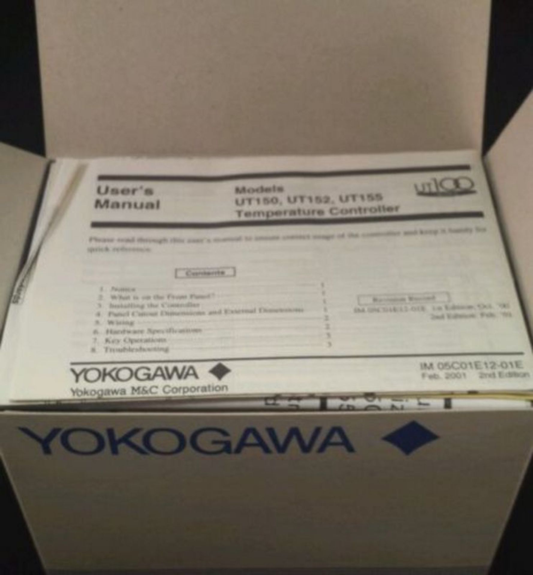 (5) Yokogawa UT155 Temperature Controller New in Box - Image 3 of 4