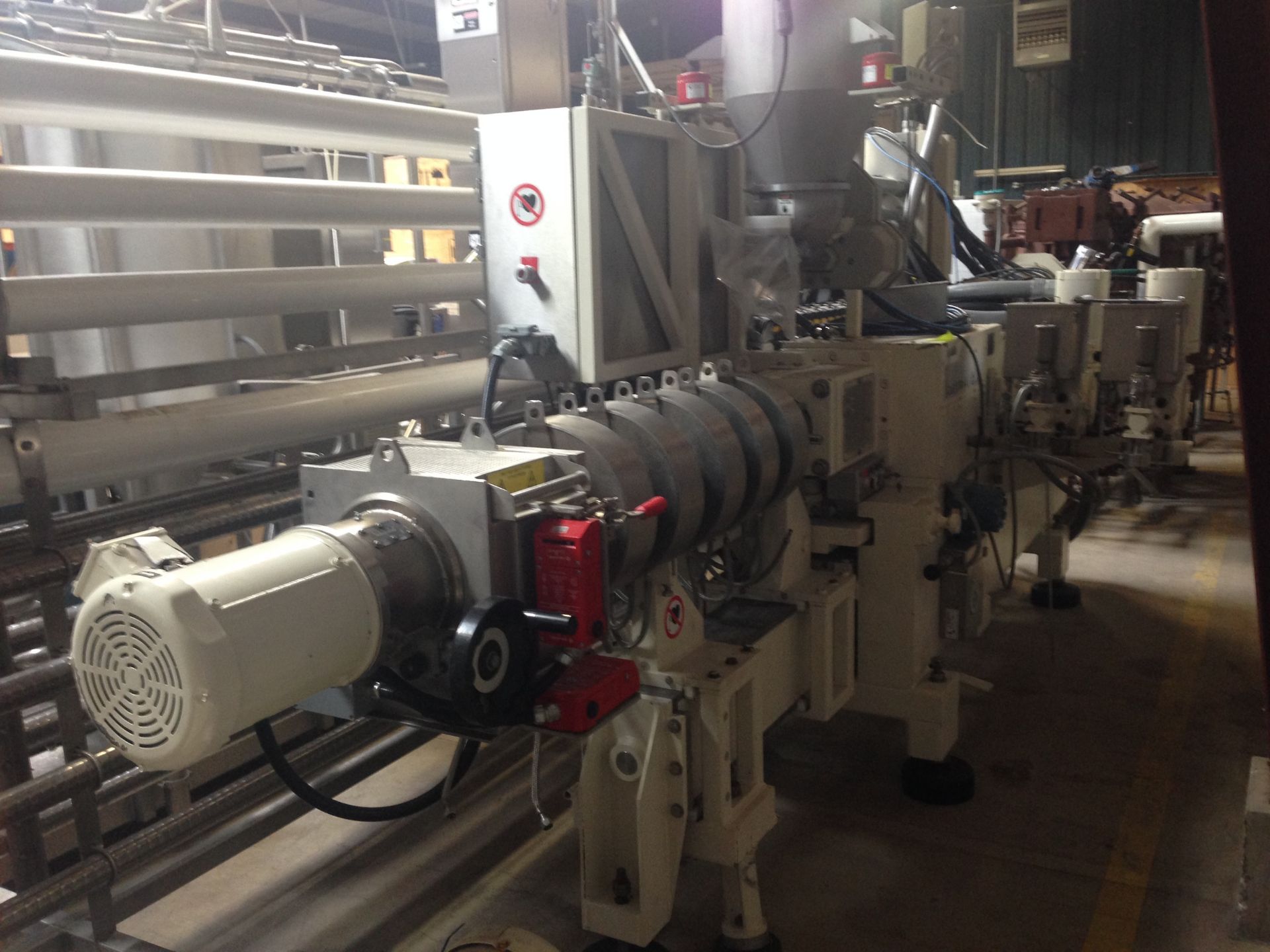 Clextral BC-45 Extruder, S/N 16201 98, Previously Produced 300 Lb/Hr in Trials (Located in Michiga