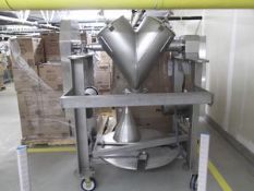 Patterson Kelly V Blender, S/N C441079, 2-Cu. Ft, 85 Lbs/Cu. Ft,All S/S Mounted on Portable Skid,