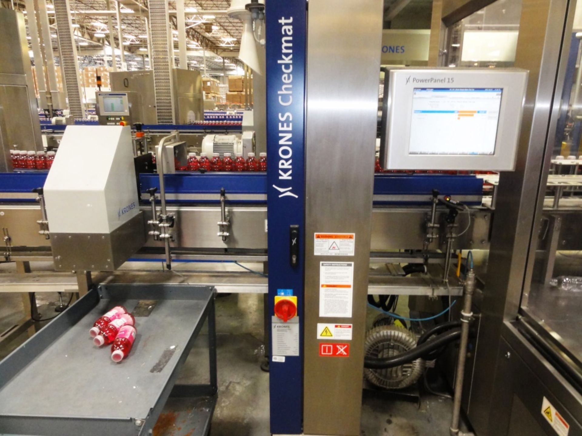 Krones Checkmat 731 Label, Cap, Filler Inspection System Krones Checkmat 731 Year: 2008 Voltage: