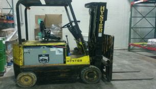 Hyster 5,000 LB Forklift, Model E50XL33, S/N C108V07187J, 3-Stage Mast, 36-Volt (Located in Wis