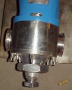 Unifol Tri lobe pump. 3" model RPDS.TC mechanical seals. Rated 100 PSI @ 150 degF. Driven by 20 HP