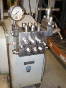 Manton Gaulin Homgenizer, Model 200 M3 3TBS, S/N 2849436, 3,000 PSI, Visc. At 40C 198/220, Visc.