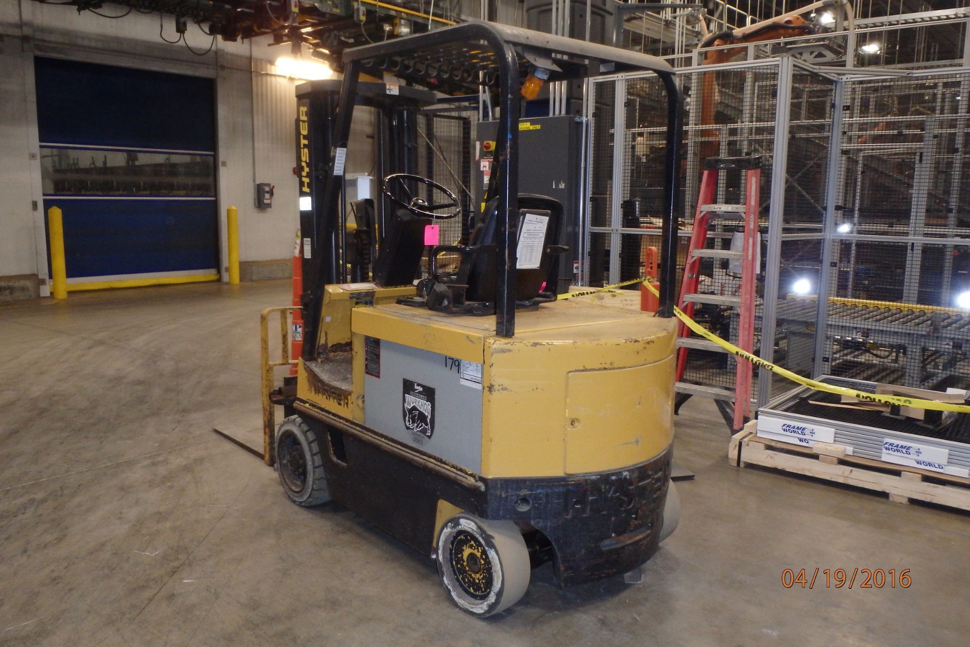 Hyster 5,000 LB Forklift, Model E50XL33, S/N C108V07187J, 3-Stage Mast, 36-Volt (Located in Wis - Image 3 of 3