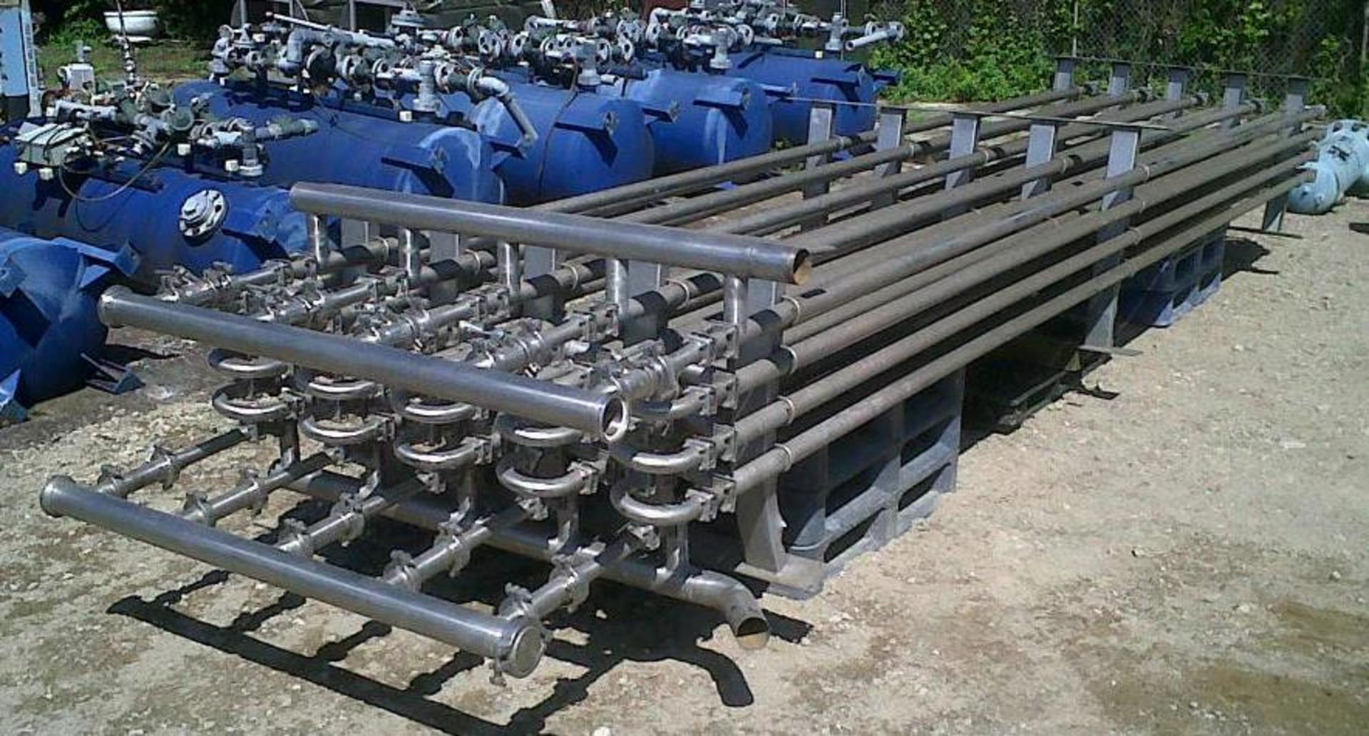 FELDMEIER Tube in Tube Heat Exchanger. Stainless Steel Sanitary construction. Qty (40) Each: 2" - Image 3 of 4