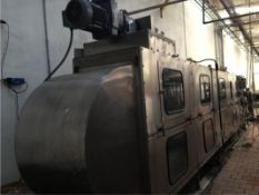 Simplimatic Bottle Rinser, 28' Long (Located in San Diego)***DOSA***