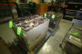 Forklift Batteries, Including (2) HVP 36 Volt Forklift Batteries, 18 Cell (Dimensions Unit 5423