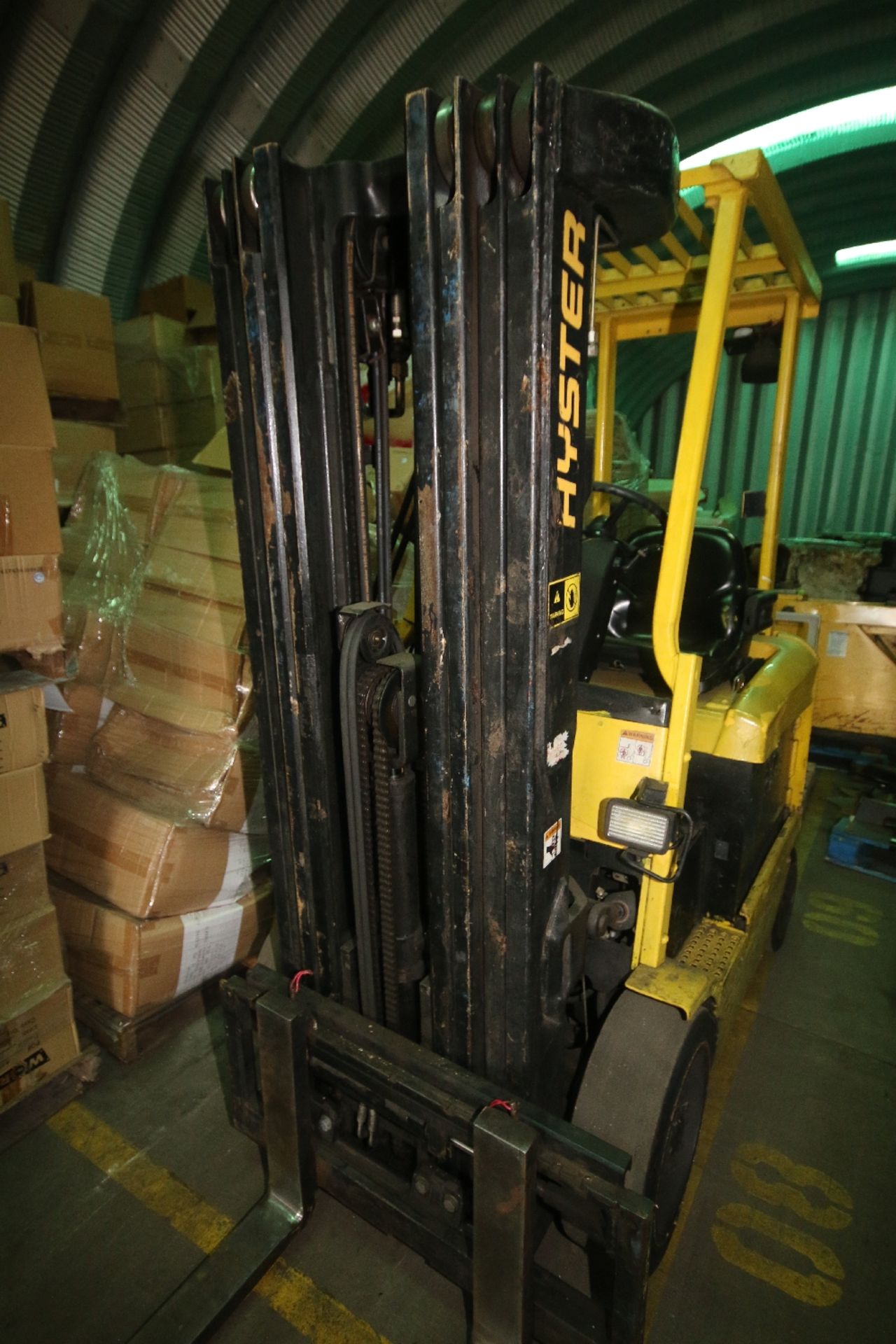 Hyster 3,250 lb. Electric Forklift, M/N E50XM2-23, S/N F108B26209Z, 4-Stage Mast, Side Shift, 36 - Image 3 of 8