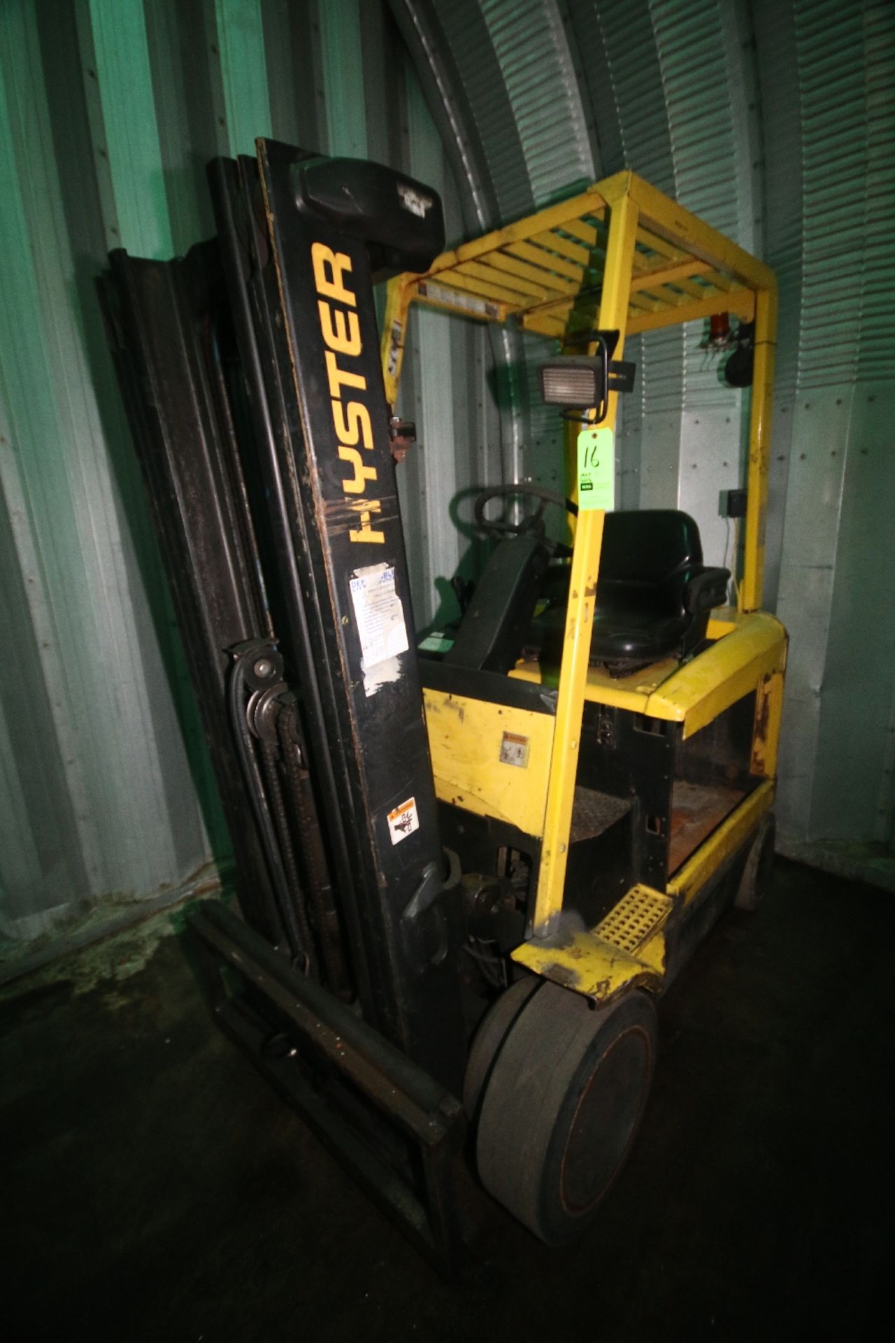 Hyster 3,250 lb. Electric Forklift, M/N E50XM2-33, S/N F108V20978X, 3-Stage Mast, Side Shift, 36
