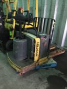 Hyster 6,000 lb. Ride-Along Electric Pallet Jack, M/N B60Z, S/N A230N02643A