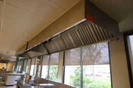 LC Systems S/S Exhaust Hood, Approx 275" L by 4' W, with Lighting