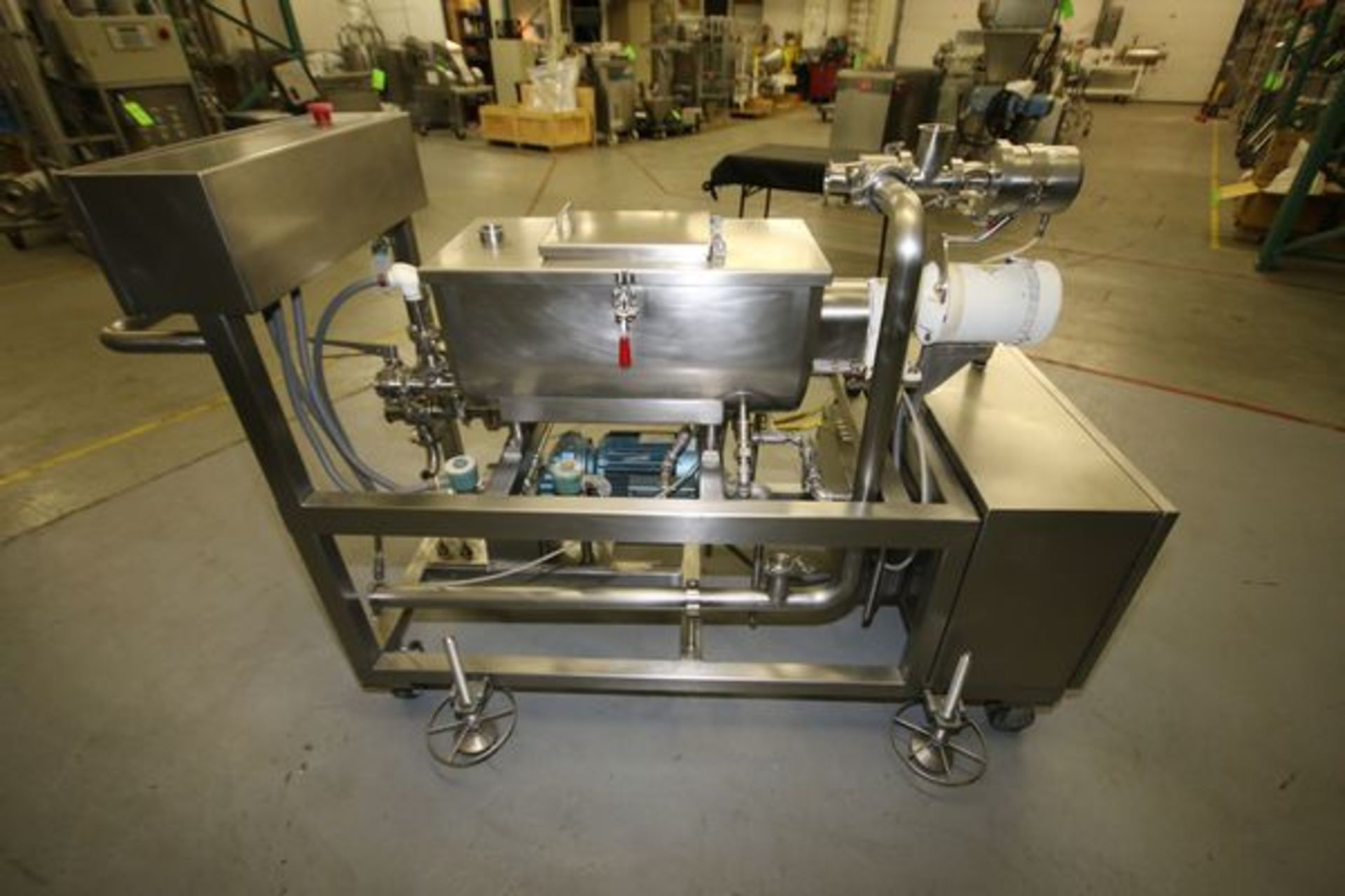 Viatec Perma- San S/S Paddle Mixer, Model 11 Gallon JHR, S/N 77547 with Blade Comparment Dimensions: - Image 7 of 13