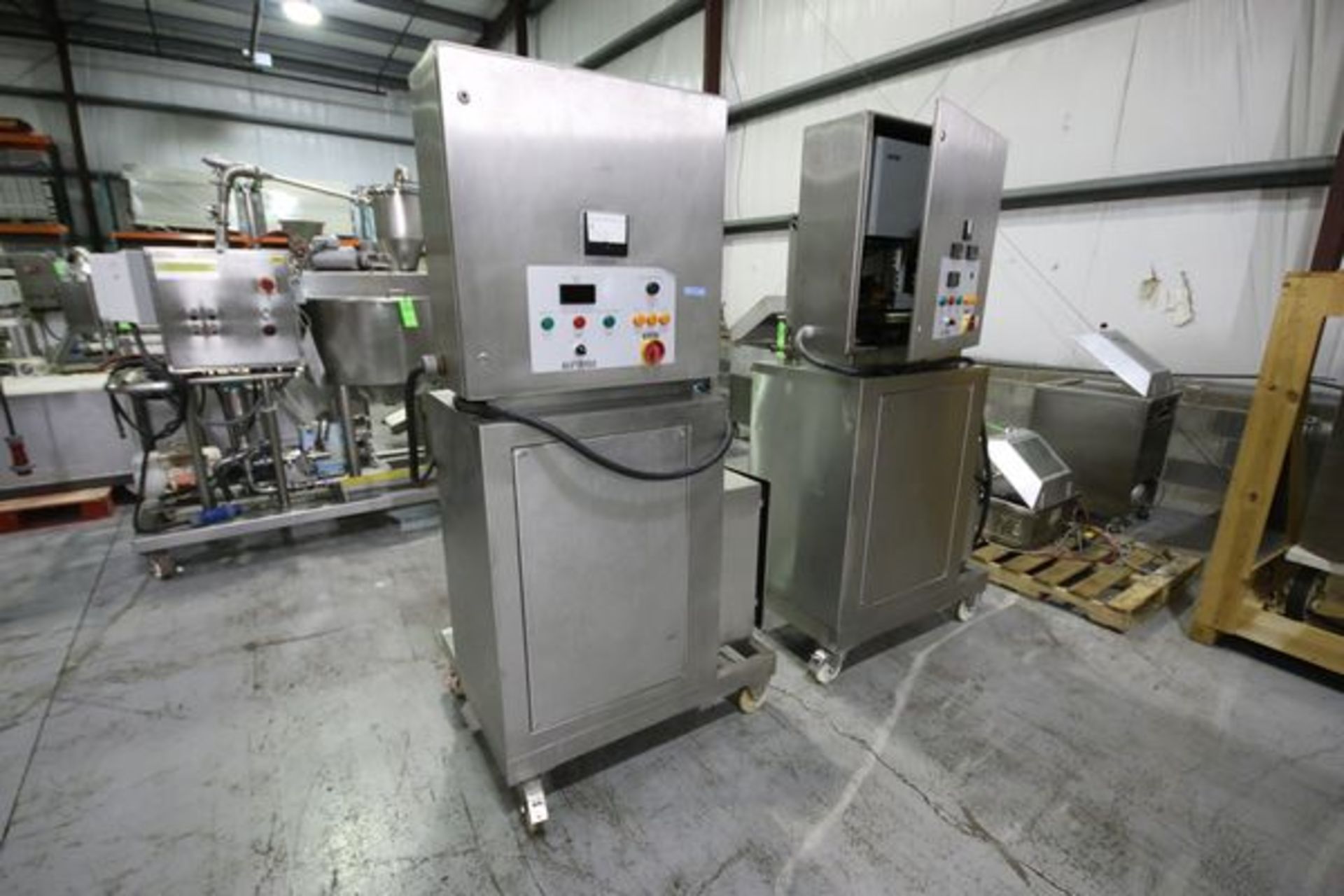 Burdosa Emulsfier Mixer, Model MISCHER GR80, S/N 2408020991 with Jacketed Mixing Chamber and Control - Image 3 of 6