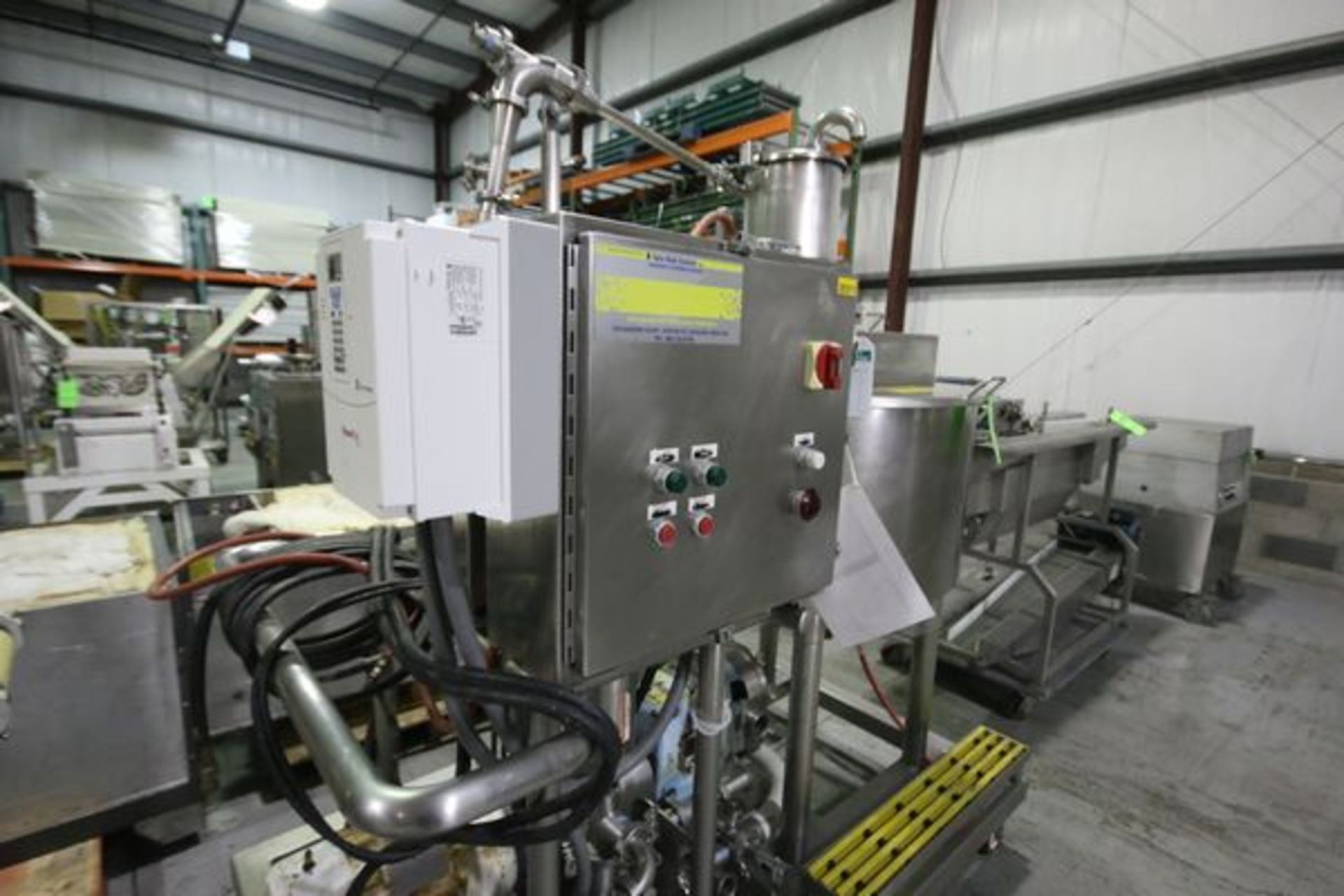 Chester-Jenson Aprox. 70 Gal. Processor Kettle, Model X70N2.5, S/N 9620-P, Built 1996, Rated 100 PSI - Image 6 of 8