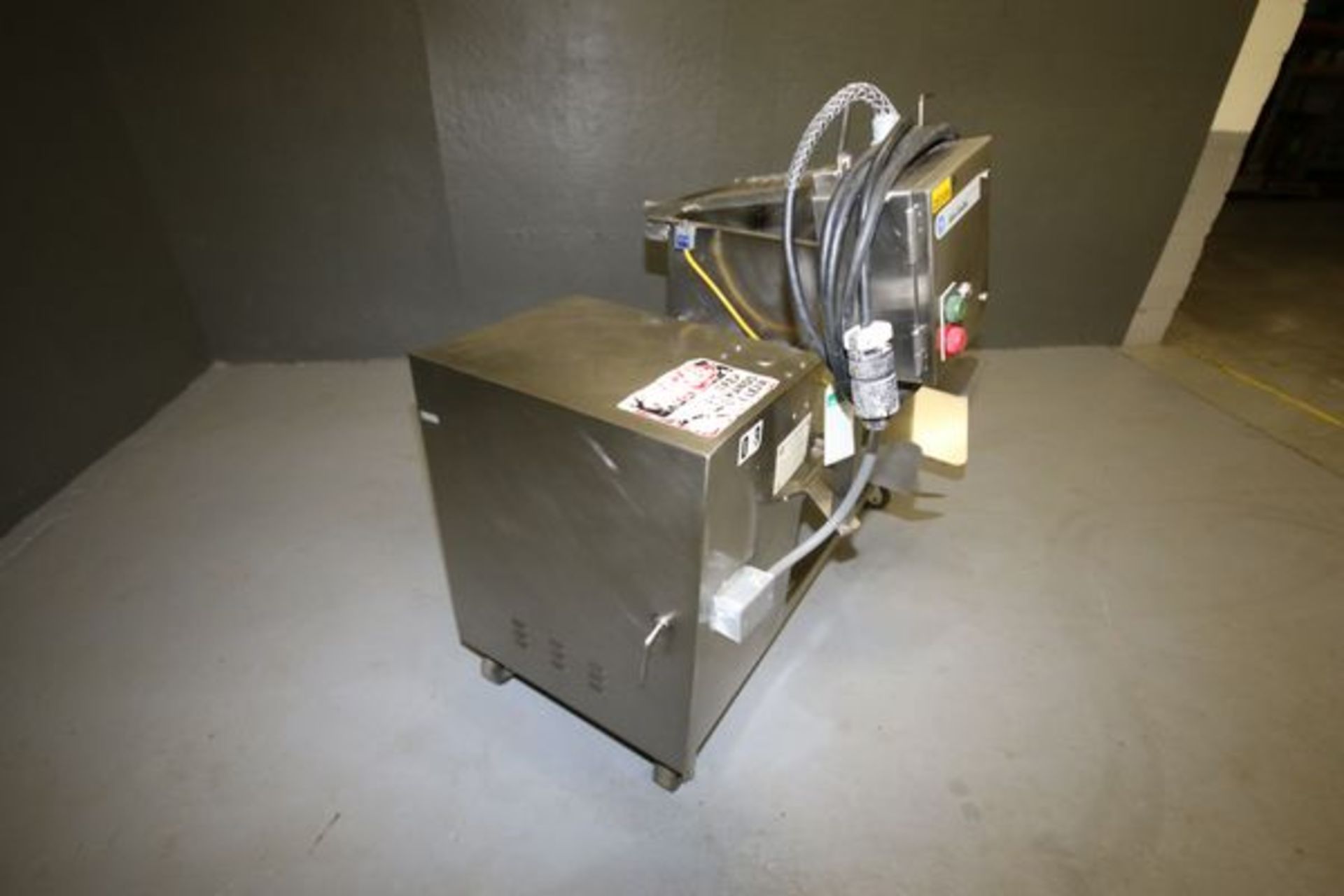 Aprox. 5 Cubic Feet S/S Twin Shaft Mixer with Allen Bradley Controls and 2 hp Variable Speed Motor - Image 6 of 8