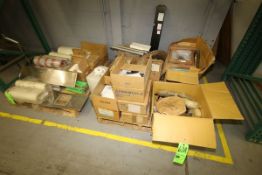 Rheon Spare Parts on (2) Pallets including Spare Drive Motor, (4) Mitsubishi Inverters, Brushes,