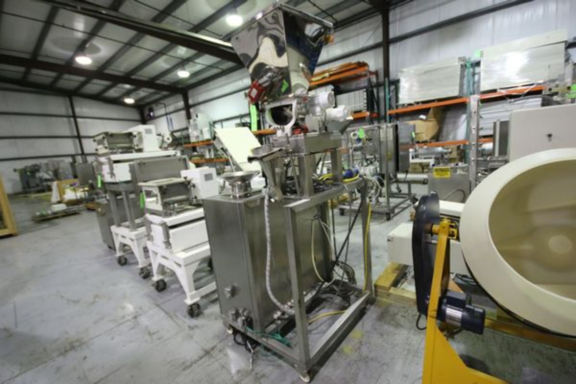 Electrostatic Flavoring System, S/N NALW2417, Mounted on Portable S/S Skid with S/S Funnel, Controls - Image 2 of 6