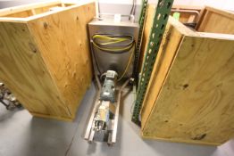 Waukesha Portable Positive Displacement Pump Head, Size 15, S/N 151906 with Reliance Drive Motor and