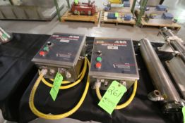 AC Tech .75 hp Variable Speed Drives, Model V12007CX, S/N 21368-110 and S/N 21369-110, 230 V, 3