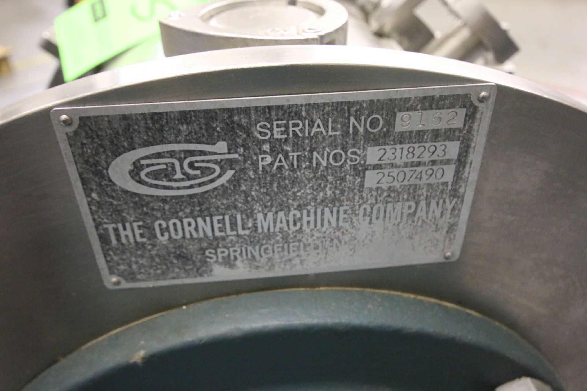 Cornell Machine Versator, Model D16, S/N 9162 with 7.5 hp Reeves Drive and Hinge Cover with - Image 6 of 7