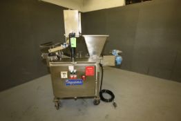 Supreme Portable Funnel and Auger System Cheese Molder, Model M720, S/N 002 with Aprox. 53" L Augers