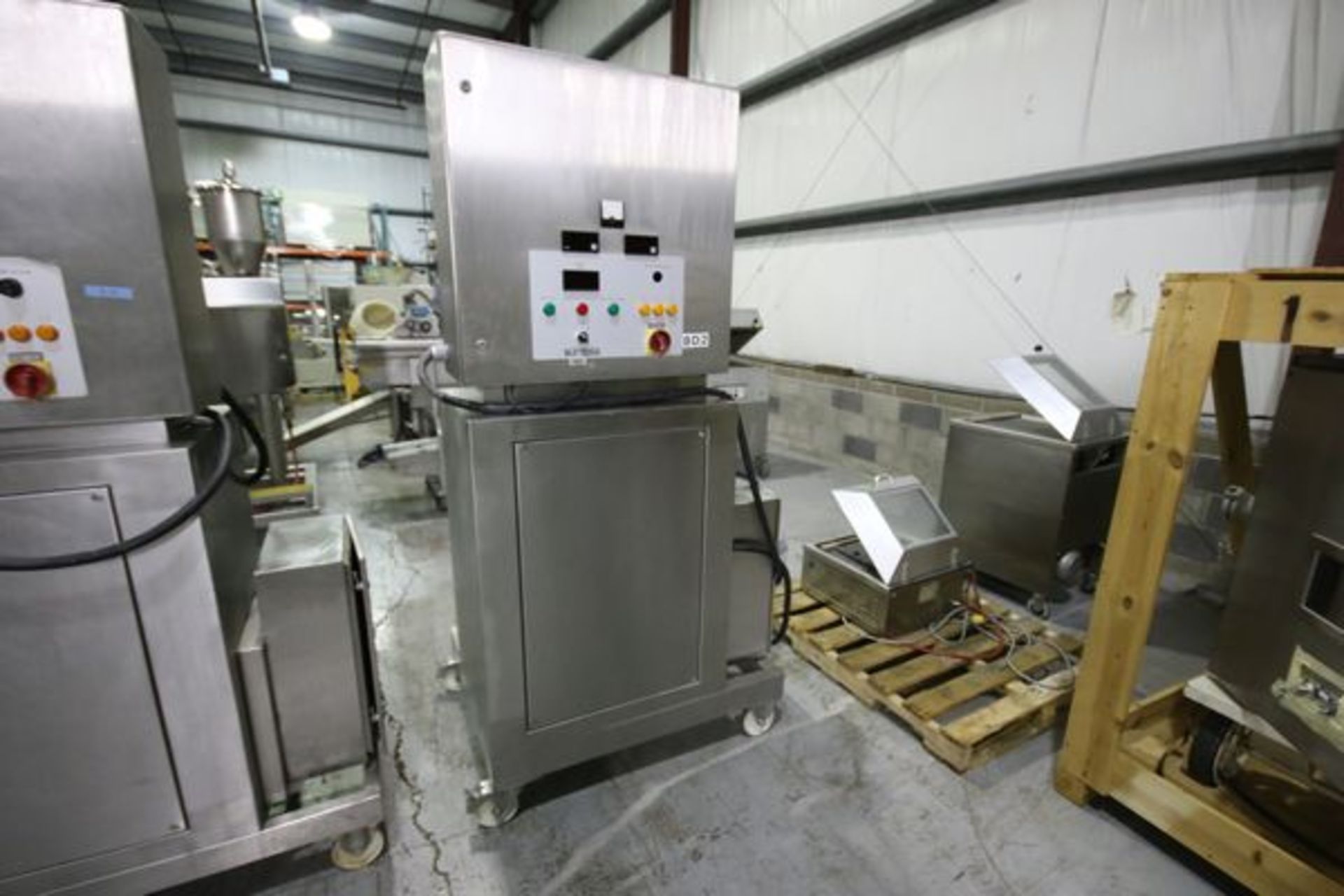 Burdosa Emulsfier Mixer, Model MISCHER GR80, S/N 2408018590 with Jacketed Mixing Chamber and Control - Image 3 of 5