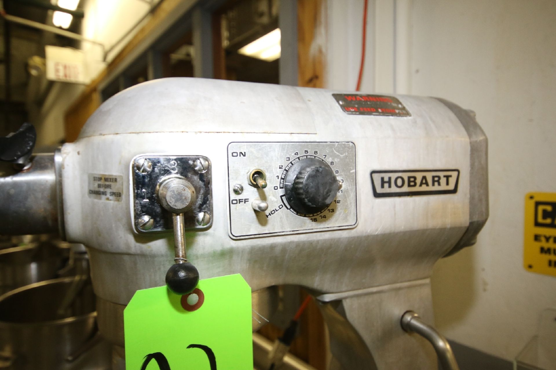 Hobart Table Top Mixer, Model A-200DT, S/N 11-413-046 with 11" W x 9" Deep S/S Mixing Bowl, Spiral - Image 3 of 5