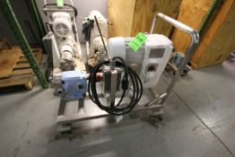 Waukesha Positive Displacement Pump, Model 030, S/N 203196-97 with 1-1/2" x 1-1/2" Clamp Type S/S
