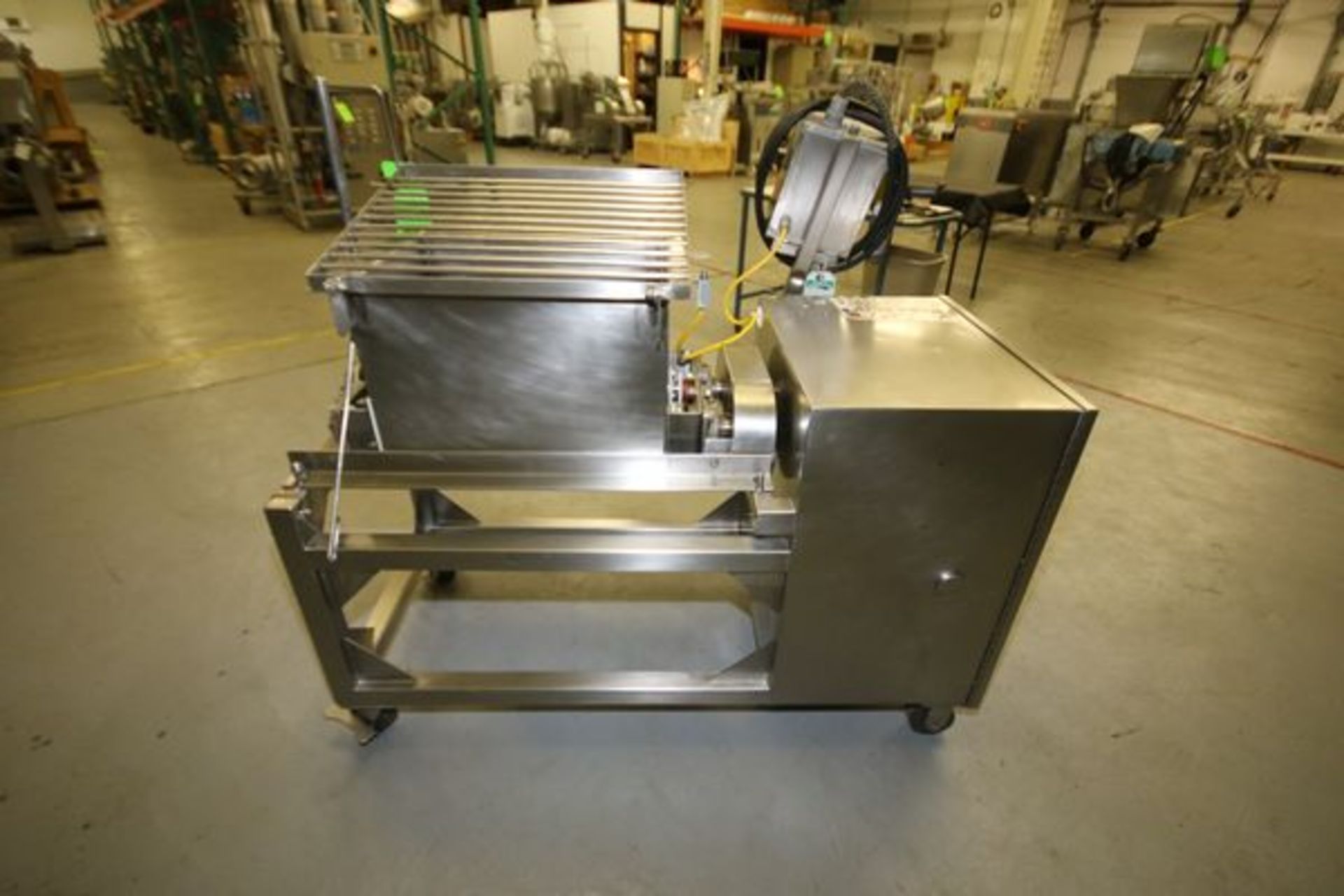 Aprox. 5 Cubic Feet S/S Twin Shaft Mixer with Allen Bradley Controls and 2 hp Variable Speed Motor - Image 5 of 8