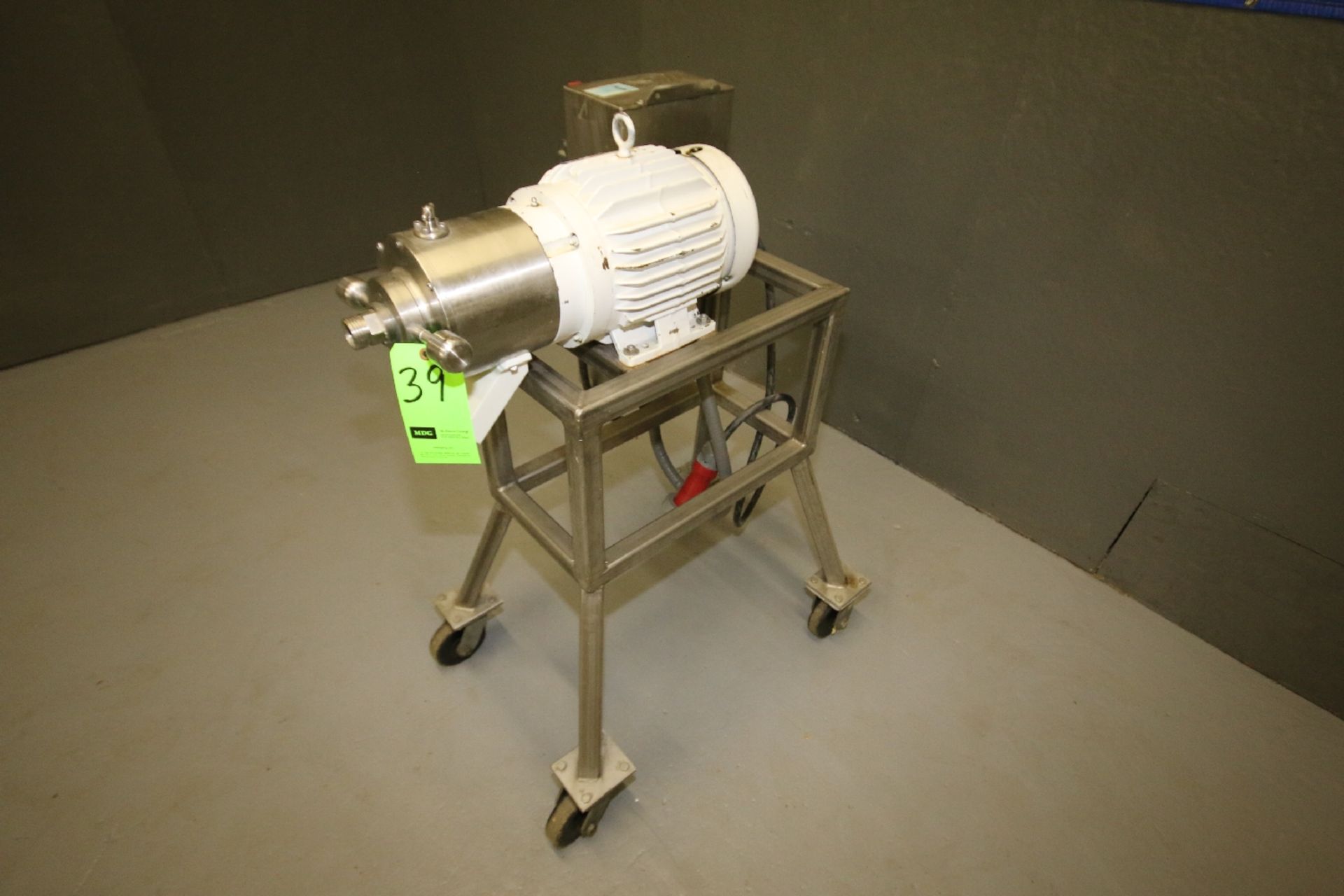 Jayhawk 3 hp Laboratory Colloid Mill with 350 RPM and Square D 30 Amp Safety Switch - Image 2 of 5