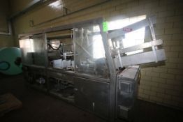 FMS Cheese Cartoner/Case Packer with Infeed/Outfeed Conveyors, Tapers, Drives (BG24) ***Located in