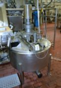 80 Gallon S/S Mixing Tank ***Located in Chicago, IL