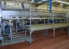 Marchant Shchmidt Rubber Belt Infeed Conveyor (Feeds into Lot 31) ***Located in Chicago, IL