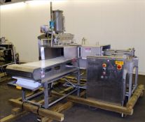 Marchant Schmidt Pneumatic Cheese Cubing Machine, Model MS80. Machine is rated at speeds up to 10