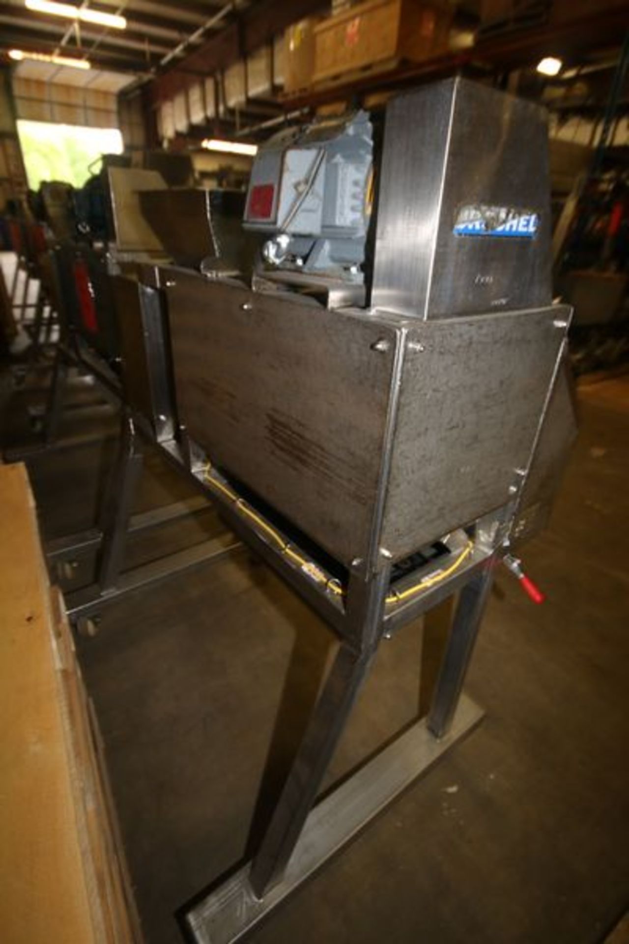 Urschel Cheese Shredder, M/N RA-D, S/N 1685, with with 15" L x 14" W S/S Hopper, 5 hp Drive, Mounted - Image 6 of 7
