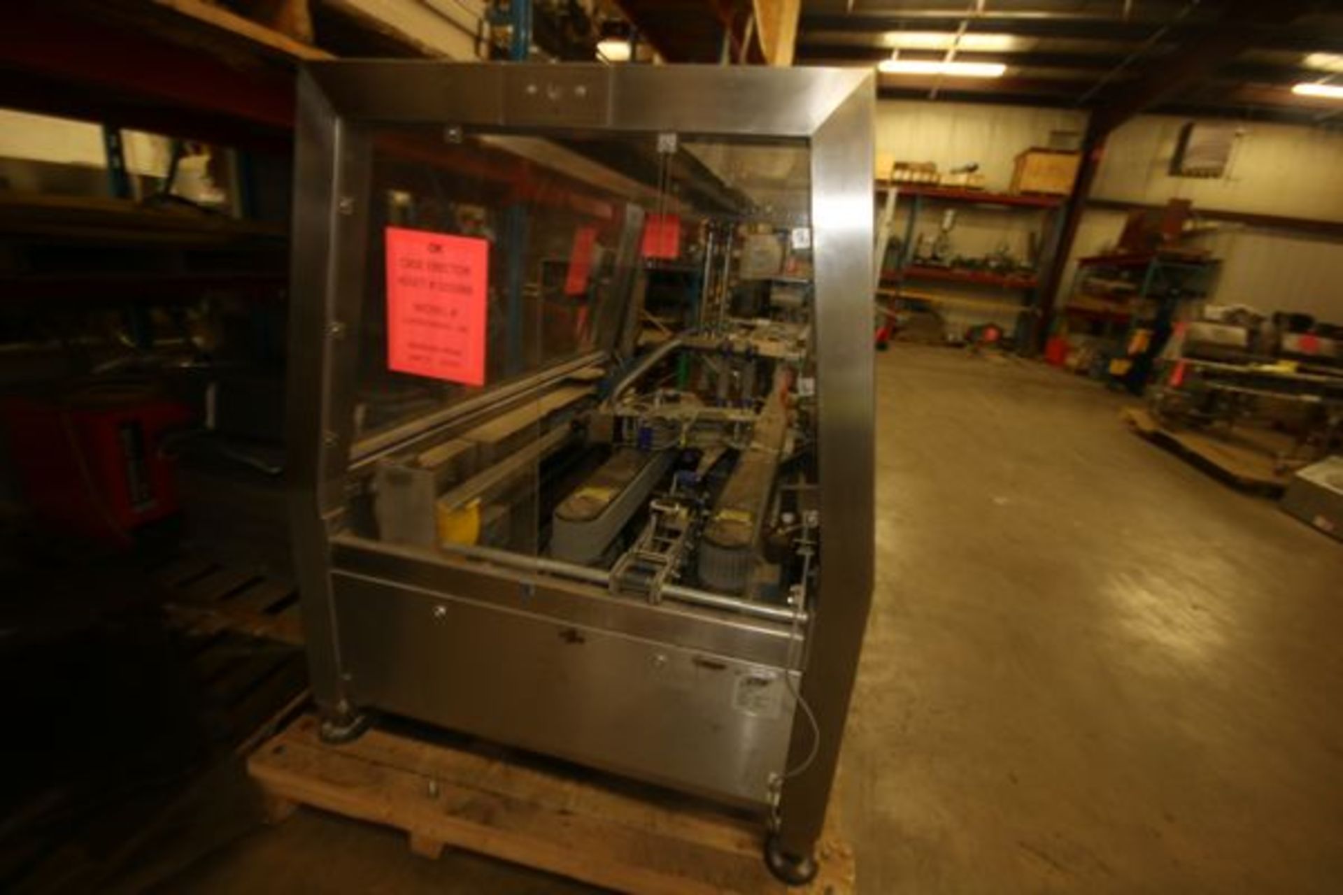 Ok Super Foamer Case Erector, S/N 00-21114, with Top and Bottom Tape Head (MC2) ***Located in WI - Image 2 of 5