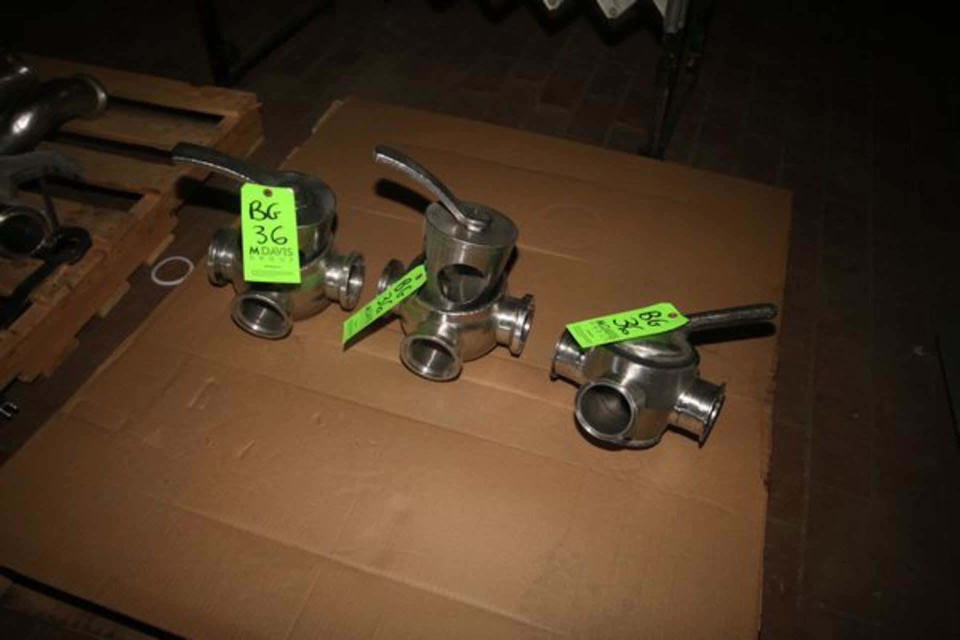 S/S Clamp Type Plugg Valves (BG36) ***Located in MN
