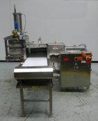 Marchant Schmidt Pneumatic Cheese Cubing Machine, Model MS80. Machine is rated at speeds up to 10,