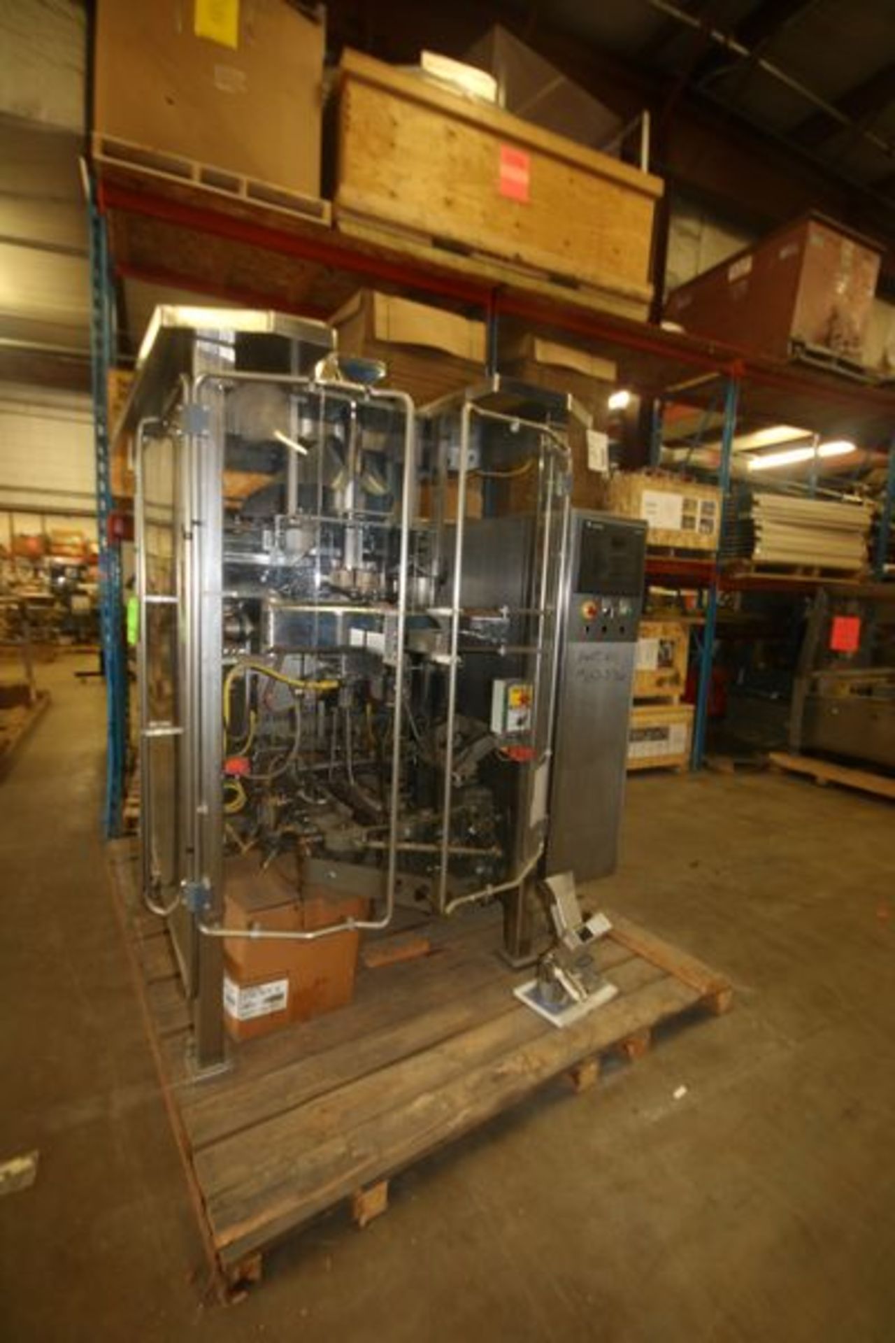 Triangle Bagger, M/N B65PF4F, S/N 120281, 230 Volts, 1 Phase, with Allen-Bradley 13-Slot PLC,